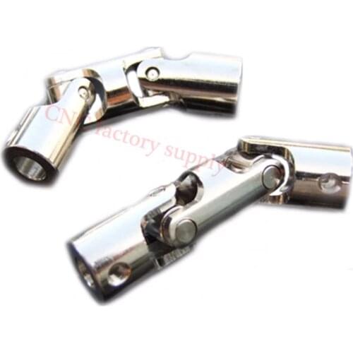 Hot Three Section Type Cardan Universal Shaft Coupling Micro Section Rigid Shaft Couplings DIY Motor Shaft Fitting Accessory