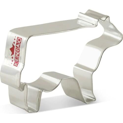KENIAO Farm Cow Cookie Cutter - 10 x 7 cm - Animal Cattle Biscuit / Fondant / Pastry /Bread Cutter - Stainless Steel