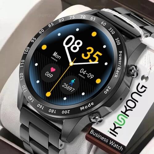 2021 TWS Men Smart Watch Heart Rate Blood Pressure Body Temperature Sports Fitness Luxury Watch Bluetooth Call Smartwatch Music