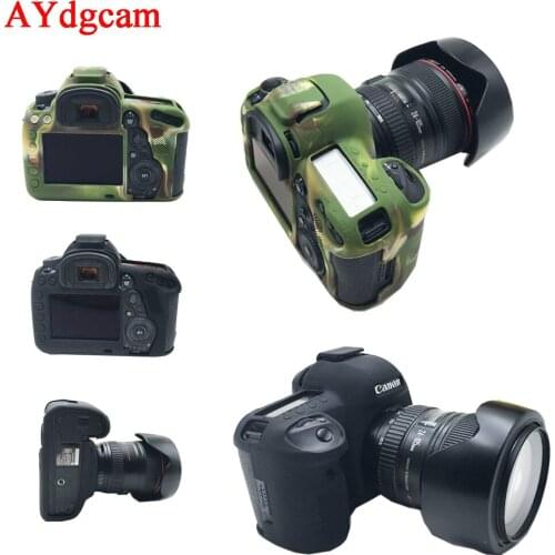 Soft Silicone SLR Camera Bag for Canon EOS 5D4 5D Mark IV Lightweight Rubber Camera Bag Case Cover for 5D4