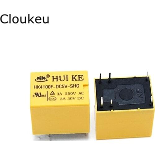 HK4100F-DC5V-SHG 5V 3A Relay DIP6