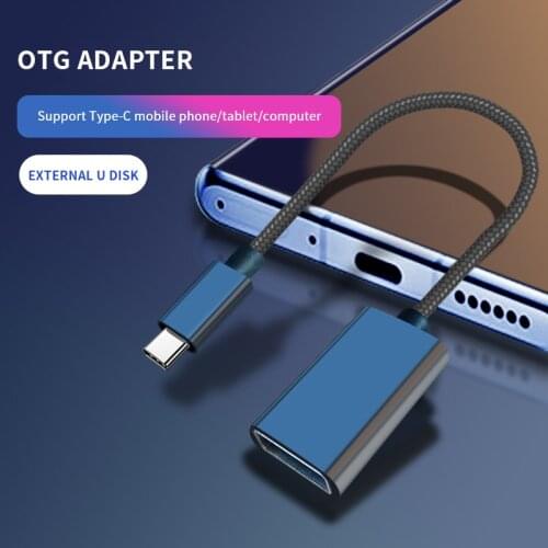 Type-C To USB 2.0 4 Port HUB OTG Adapter Support Type-C Mobile Phone/Tablet/Computer External U Disk
