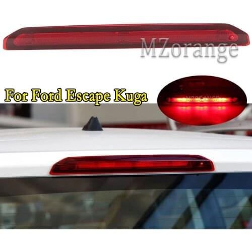 Car Third Brake light For Ford Escape Kuga 2013 2014 2015 2016 2017 Rear additional High mount Stop light Lamp Red Car Assembly