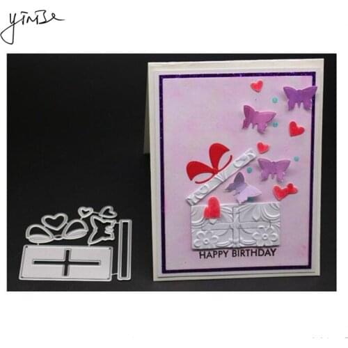 VCD179 LOVE BUTTERFLYSCRAPBOOK Metal Cutting Dies For Scrapbooking Stencils DIY Album Cards Decoration Embossing Folder Die Cuts