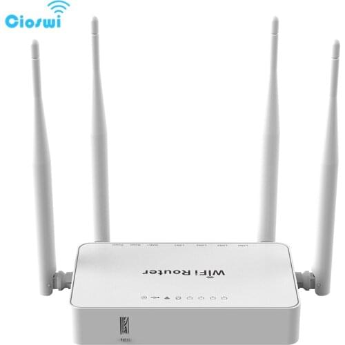 Cioswi 300Mbps Wireless Wifi Router 600Mhz MT7620N Chip High Gain 5dBi Antenna Easy Setup Stable Wifi Signal DDR2 64MB Flash 8MB