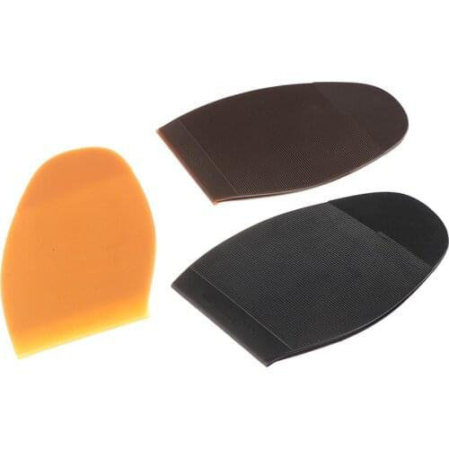 1 Pair Man Women DIY Stick-up Shoe Protector Forefoot Pad Anti-slip Wear Resistant Rubber Shoes Repair Sole Outsoles For Shoes
