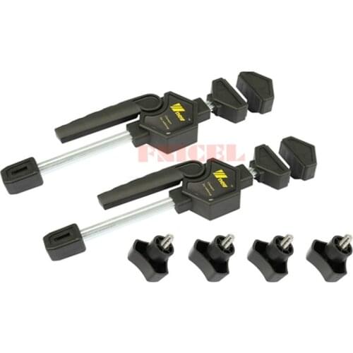 2Pcs/set WoodWorking Clamp Fixture Desktop Clip Wood working Fast Clip Auxiliary Tools