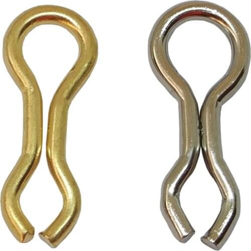 200/500/1000PCS Brass Wire Sinker Eyelets Fishing Sinker Rings Accessories Carp Fishing Swivels Clip Tackle Fishing Plumbs