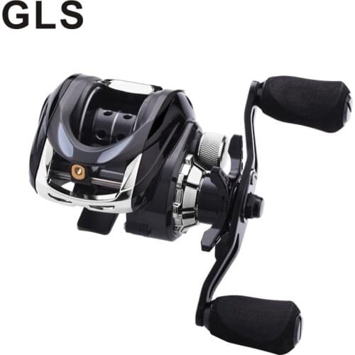 GLS brand full metal wire cup strong 8KG brake power aluminum alloy body water drop wheel road sub-gun handle fishing reel