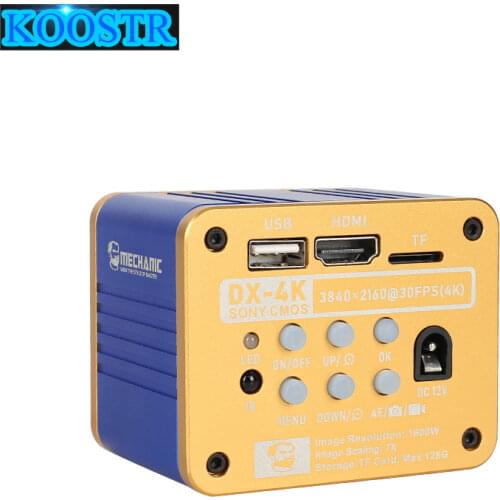 MECHANIC DX-4K 4k 1080P 120 FPS High definition microscope camera Digital Microscope HDMI USB for Phone Soldering