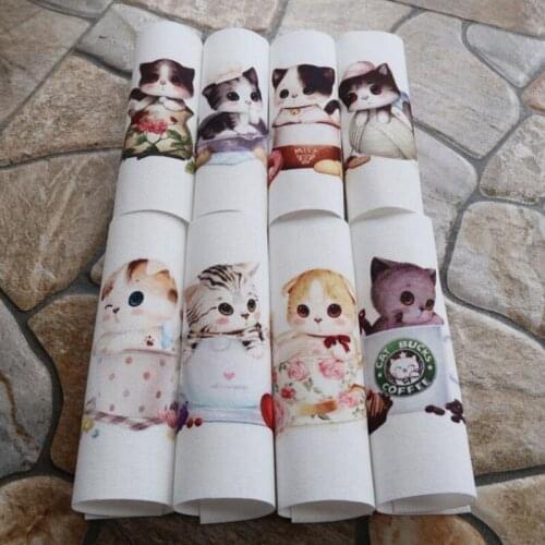 DIY 12x12cm Hand Dyed Cotton Canvas Fabric Embroidered Scrapbook Fabric Patchs Bundle Sewing Quilt fabric Crafts for Handmade