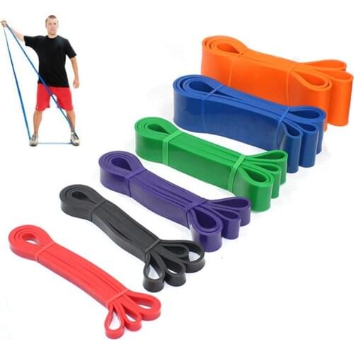 Body Pull Up Assistant Bands Elastic Natural Latex Strength Fitness Home Gym Exercise Resistant Booty Fitness Resistance Bands