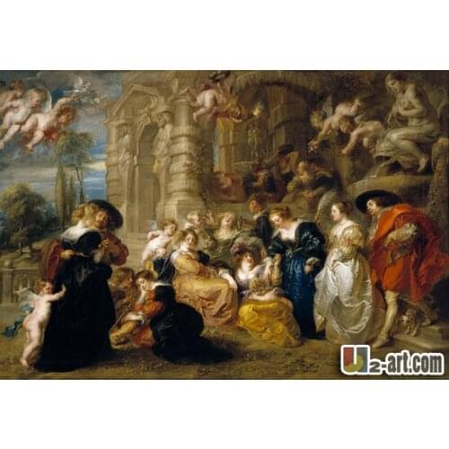 Canvas Prints (El Jardin Del Amor Rubens) Wholesale home decoration monder art canvas printing picture for sale 13-Zjyh-(108)