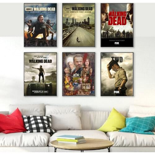 Classic Movie Coated paper Poster The Walking Dead Season 7 Creative wallpaper Interior Decoration 42*30cm