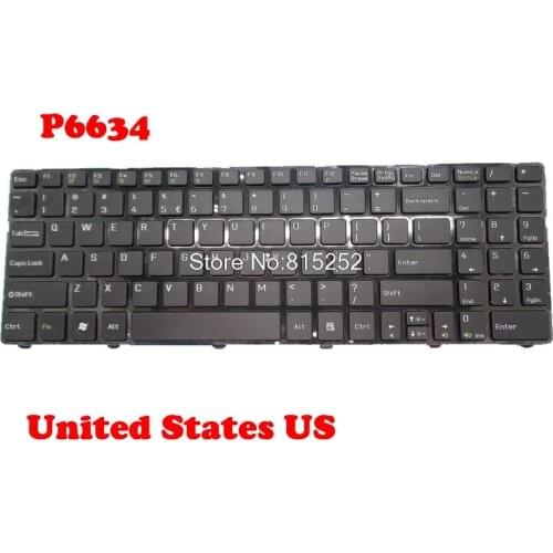 Laptop Keyboard For MEDION AKOYA P6634 MD98179 MD98173 MD98930 Black With Frame United States US