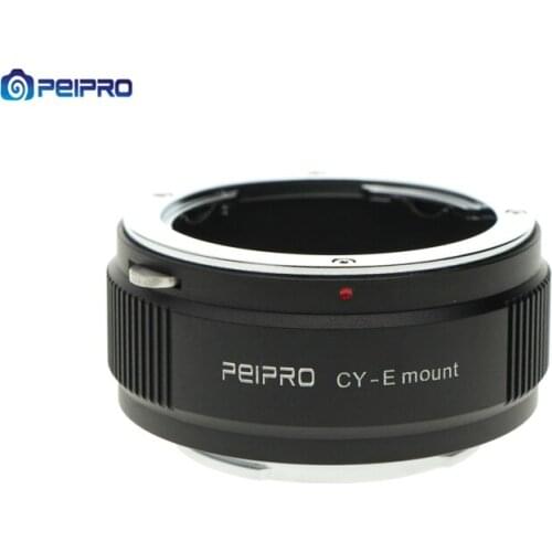 Peipro CY-E lens adapter ring, used to connect Contax cy lens to E camera adapter