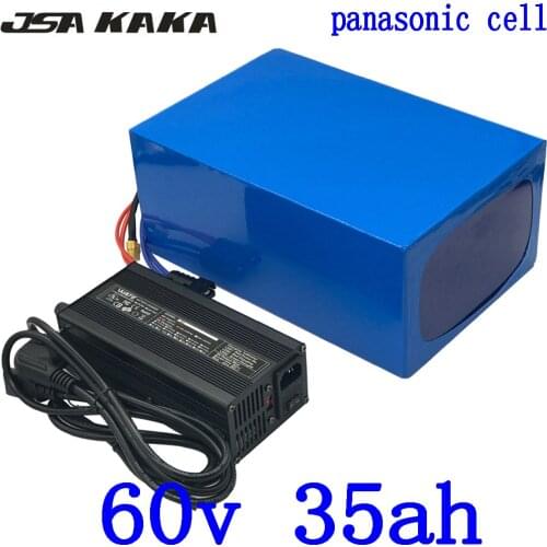 60V 35AH Lithium Ebike Battery 60V 30AH 35AH Electric Bike Battery 60V 3000W 2000W Electric Scooter Battery use panasonic cell