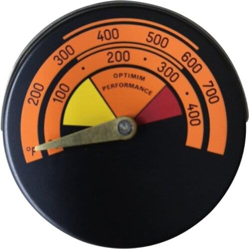Magnetic Stove Thermometer Oven Temperature Meter for Log Wood Burner Fireplace