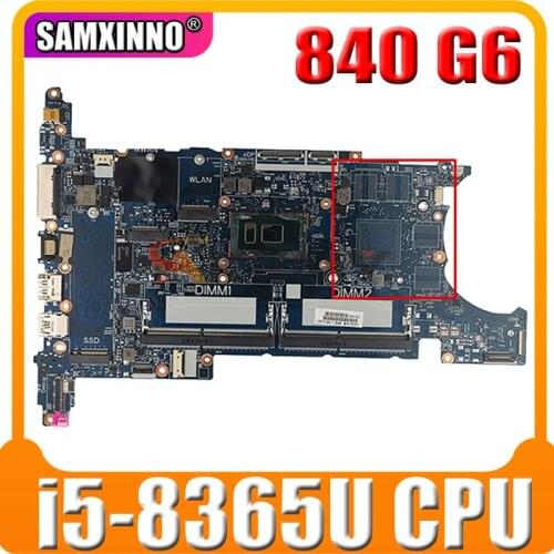 L62759-601 For HP EliteBook 840 G6 Laptop Motherboard With i5-8365u L62759-001 6050A3022501-MB-A01 DDR4 100% Tested Fast Ship