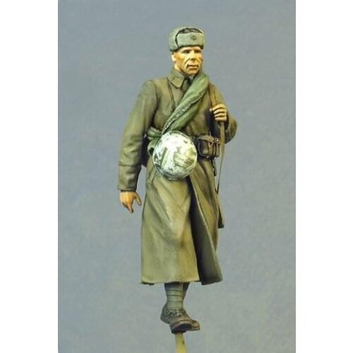 1/35 Scale Die-cast Resin White Model World War II Soviet Infantry Model Requires Manual Coloring Of The Model Free Shipping