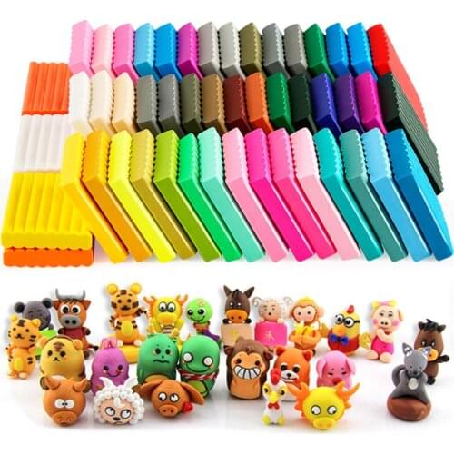 Newly Professional Polymer Soft Clay Colorful Block Oven Bake Modeling Clay Kit for Modeling Figures DIY Kids Gift with Tools