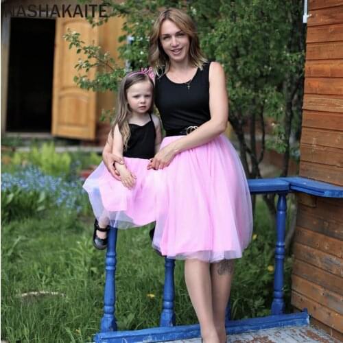 NASHAKAITE Matching Dresses For Mom And Daughter