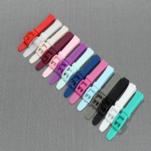 Silicone Colorful Watch Band 12mm