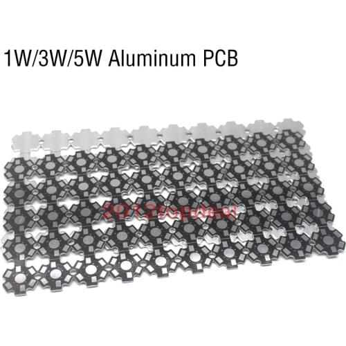 3w led pcb 10-1000pcsx 1W 3W 5W 20mm High Power LED PCB Aluminum Star base plate Circuit board DIY