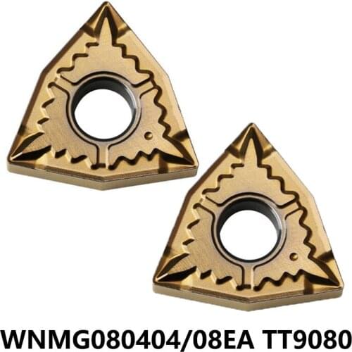10pcs Original WNMG080404-EA WNMG080408-EA TT9080 for Stainless Steel WNMG 080404 080408 Lathe Cutter Turning Tools CNC Cutting