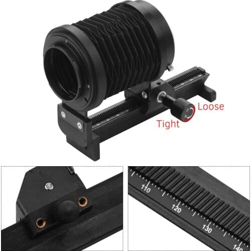 Macro Extension Bellows Focusing Attachments Accessory for Sony NEX E-Mount Lens Cameras DSLR SLR Cameras