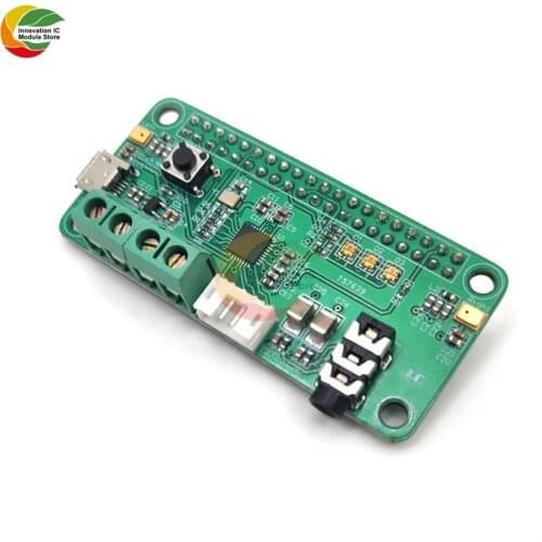 Ziqqucu WM8960 Audio Decoding Amplifier Module Intelligent Voice Recognition Dual Microphone for Raspberry Pi Zero/2/3B/3B+/4