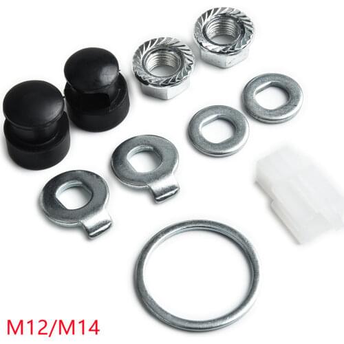EBIKES E-bike Hub Motor Axle M12/M14 Lock Nut /lock Washer /spacer /nut Cover Electric Car Motor Screw Cap