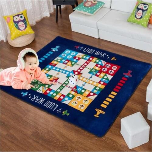 145X195CM Velvet Cartoon Carpets For Living Room Children Bedroom Rugs And Carpets Study Room Area Rug Kids Play Game Mat