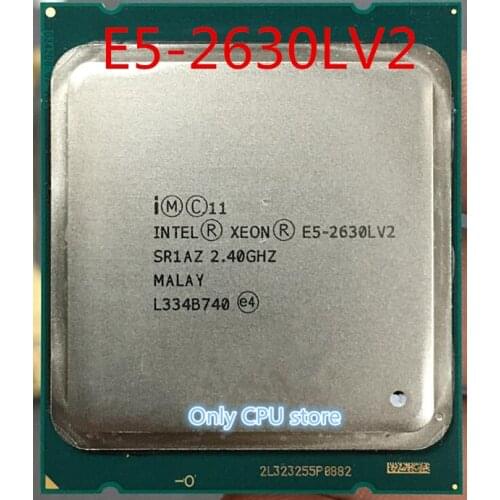 Free shipping Intel E5-2630LV2 2.40GHz 6-Core E5-2630L V2 LGA2011 E5 2630LV2