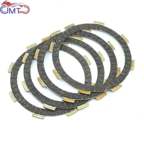 For Honda ATV ATC125M 1986-1987 TRX125 Fourtrax 1987-1988 ATC185 1980 ATC185S 1981-1983 Clutch Friction Disc Plate Kit 4 Pieces