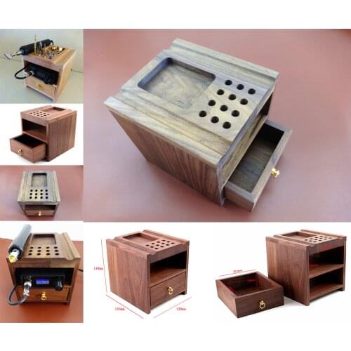 Leather Craft Electric Edging Creasing Machine Iron Tip Head Storage Holder Shelf Stand Rack Tool Knife Cutter Punch Chisel Awl