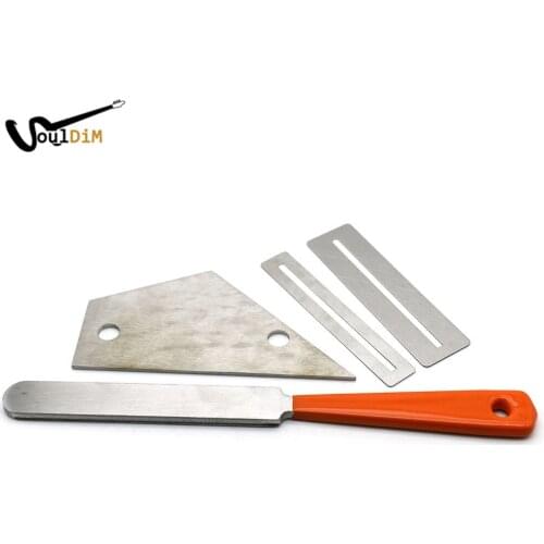 Guitar Fret Crowning File Leveling Tool Grinding Protectors Repair Part Set Guitar Repair Tool for Luthier Free Shipping