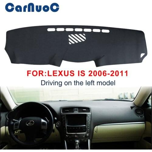 Leather Car Dashboard Cover Dash Mat Dash Board Pad Carpet Dashmat For Lexus IS250 IS350 2006-2011 Car Styling