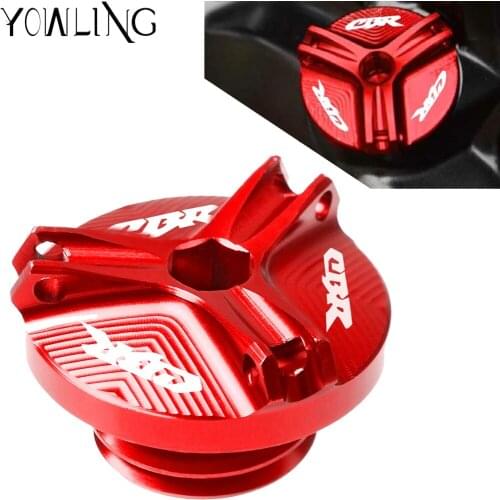 Motorcycle Engine Oil Filter Cup Plug Cover Screw motor accessories FOR Honda CBR 600 F2 F3 F4 F4i CBR650F CBR1000RR CBR600RR