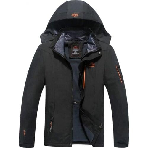 TANG Male Jacket Spring Autumn Quality Brand Waterproof Windproof Jacket Coat Tourism Mountain Jacket Men Size 6XL 7XL 8XL