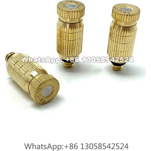 Brass High Pressure Atomizing Misting Spray Nozzle, Spraying System Nozzle, Injector Atomization Spray Nozzle