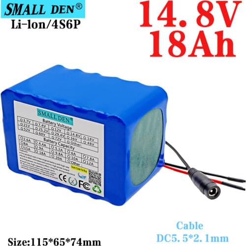 12V 10Ah 3S4P 18650 DC portable rechargeable lithium battery pack 10A BMS 12.6V street light LED light backup power supply