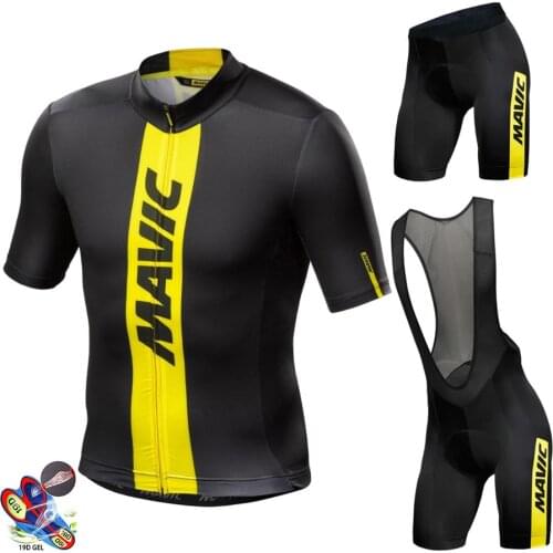 2021New Mavic Pro Team Cycling Clothing /Road Bike Wear Racing Clothes Quick Dry Mens Cycling Jersey Set Ropa Ciclismo Maillot