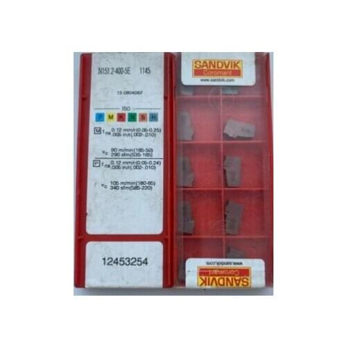 ORIGINAL 10PCS CARBIDE INSERT N151.2-400-5E 1145