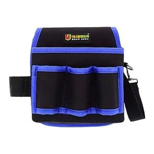 Portable Electritian Waist Tool Bag Multifunction Toolkit Waterproof Oxford Cloth Electrician Repair Tool Storage Bag