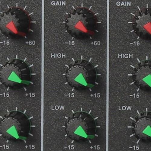 Professional Mixer 4 Channels Bluetooth Sound Mixing Console for Home Karaoke KTV with USB Sound Card Sound Effects R58A