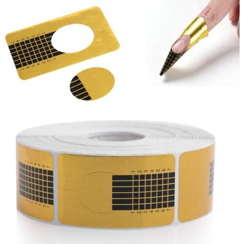 20 PCS Nail Art Templates Nail Art Extension Guide Nail Form Acrylic Tips Sticker Tool Nail Accessories Manicure Tools