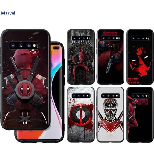 Silicone Cover Deadpool Marvel Art For Samsung Galaxy S21 S20 FE Ultra S10 S10e Lite S9 S8 S7 Edge Plus Phone Case