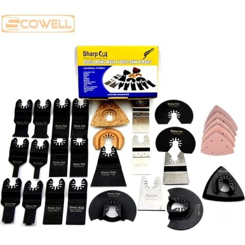 40% OFF 50 pcs/set Oscillating Tool Saw Blades Accessories kits fit for Multimaster power tools Multi Tool Saw blades kits