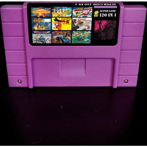 Super 120 in 1 Game Cartridge Card For 16 bit Game console with Hot Games Zeldaed Ancient Stone Tablets Chapter 1 2 3 4